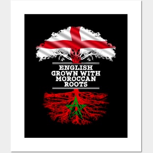 English Grown With Moroccan Roots - Gift for Moroccan With Roots From Morocco Posters and Art